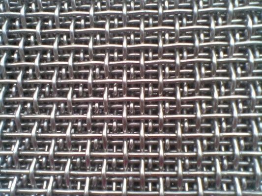 Galvanized Iron Crimped Woven Metal Wire Mesh Pvc Coated Durable For Fence Panel