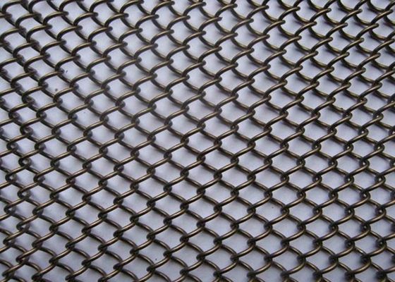 螺線形のカーテンSのタイプ装飾的な金属の網目スクリーン
