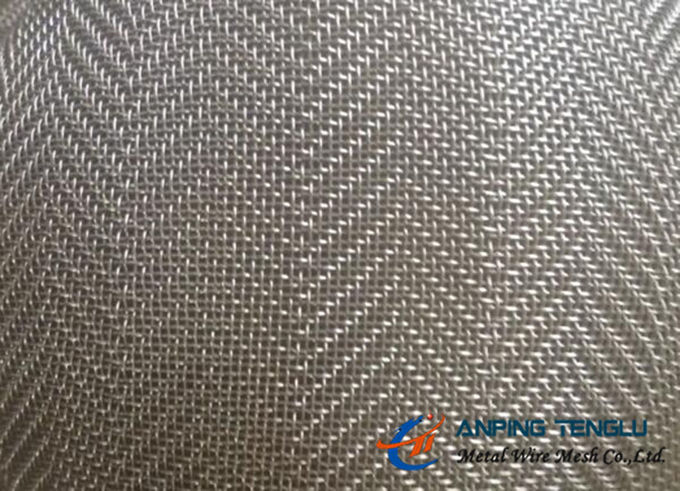 AISI304ヘリンボン織り方の金網、乾燥したベルトで使用される100meshへの8