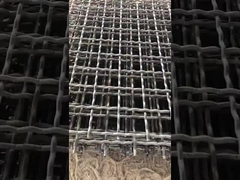 65mn 振動スクリーンメッシュパネル 30m X 2m 集積物のスクリーニングのために